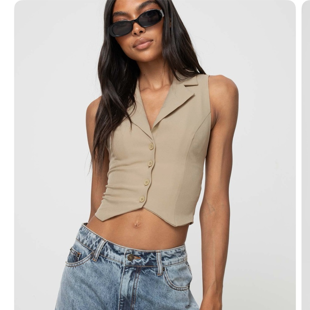Princess Polly Tan Vest